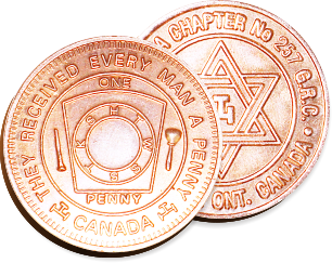 Royal Arch Chapter Coins
