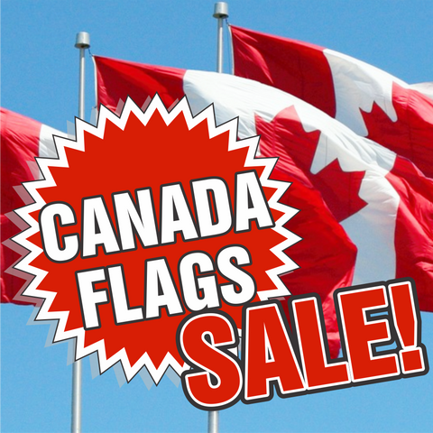 Sewn Canada Flags     * CANADA FLAG SALE ON NOW! *