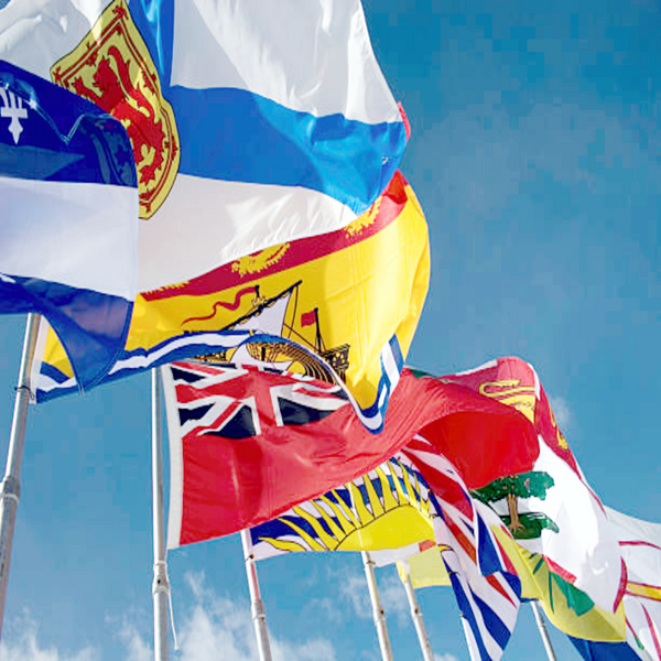 canada canadian provincial provinces territories flags